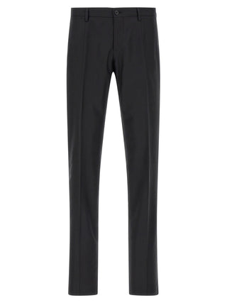 Black Virgin Wool Two-Piece Suit