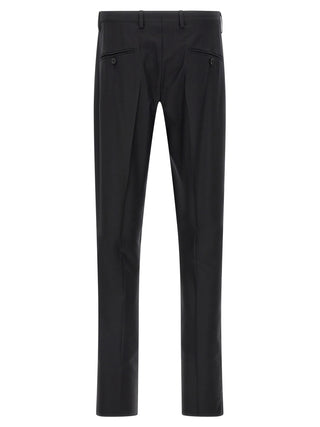 Black Virgin Wool Two-Piece Suit