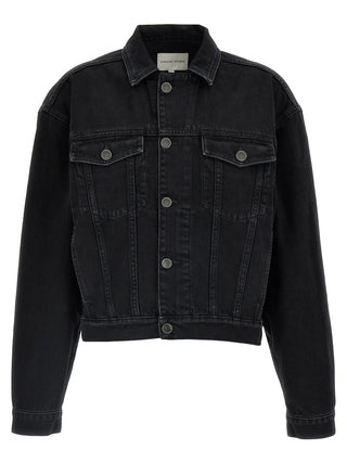 Chaqueta vaquera de algodón orgánico negra