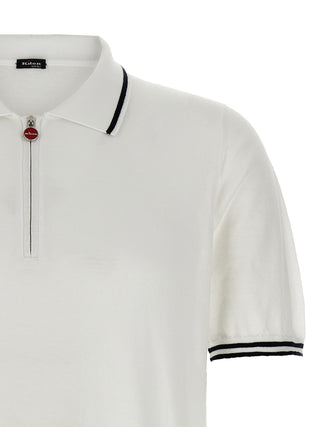 White Cotton Polo Shirt