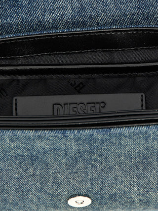 Blue Cotton Shoulder Bag