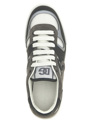 Zapatillas deportivas de piel de becerro gris