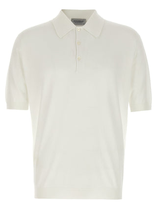 White Cotton Polo Shirt
