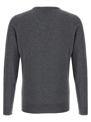 Gray Cotton Cardigan