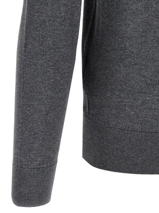 Gray Cotton Cardigan