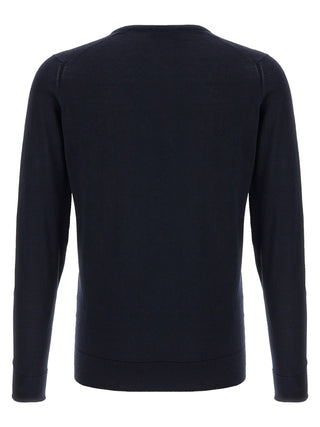 Blue Cotton Cardigan