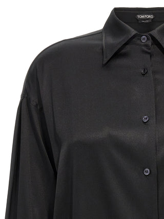 Black Silk Blouse