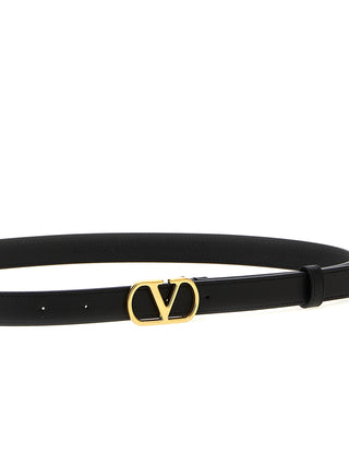 Black Calfskin Regular Belt