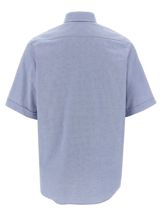 Blusa de algodón azul
