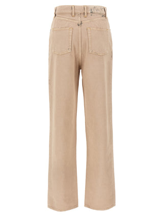 Multicolor Cotton Straight-Leg Jeans