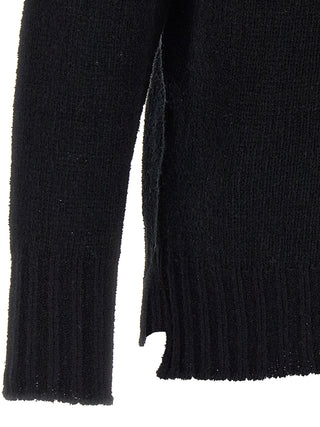 Black Cotton Cardigan