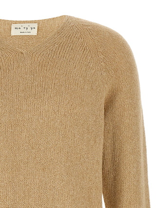 Cárdigan beige de algodón