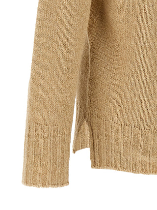 Cárdigan beige de algodón