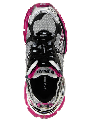 Multicolor Polyethylene Athletic Sneakers
