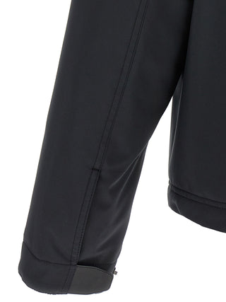 Blue Polyester Shell Jacket