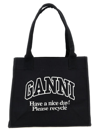 Bicolor Recycled Cotton Tote Bag