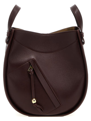 Bordeaux Calfskin Crossbody Bag