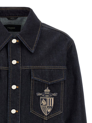 Blue Cotton Denim Jacket