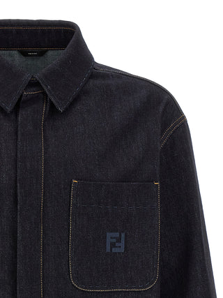 Blue Cotton Denim Jacket