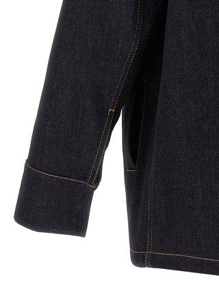Blue Cotton Denim Jacket