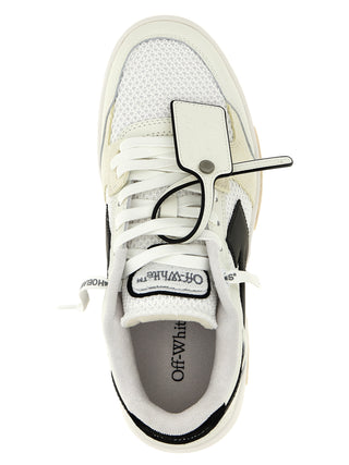 Bicolor Bovine Leather Athletic Sneakers