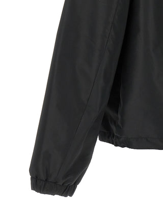 Black Polyester Shell Jacket