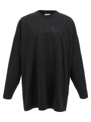 Black Cotton T-Shirt