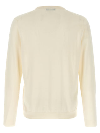 White Cotton Cardigan