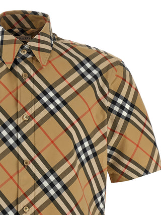 Blusa beige de algodón