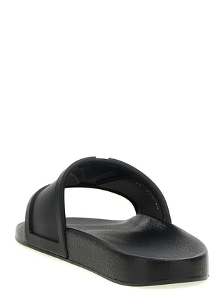 Black Plastic Slides