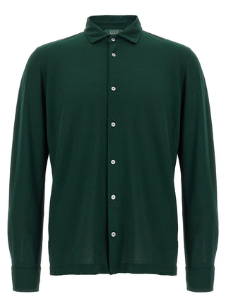 Blusa bicolor de algodón