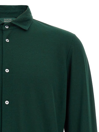 Blusa bicolor de algodón
