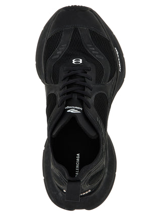 Zapatillas deportivas atléticas de poliéster negro