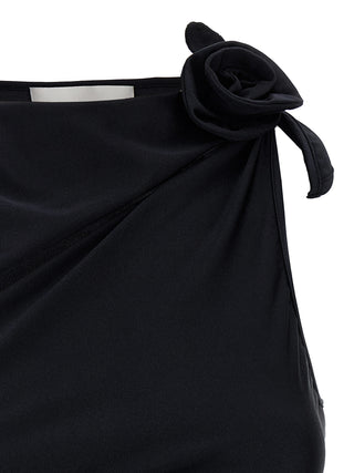 Camisetas sin mangas de poliamida negras
