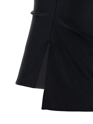 Camisetas sin mangas de poliamida negras
