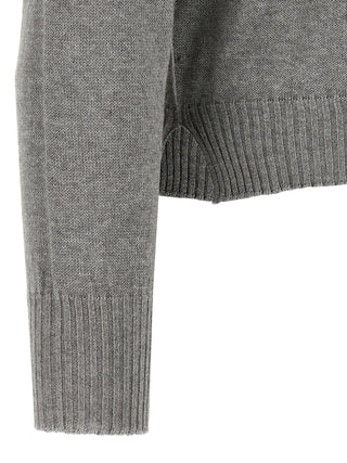 Gray Cotton Cardigan