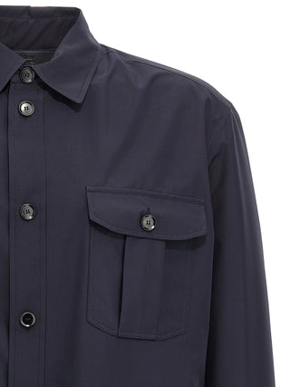 Blue Silk Jacket
