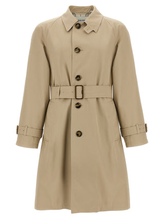 Abrigo beige de algodón