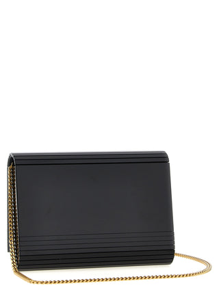 Black Plexiglass Crossbody Bag
