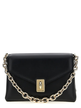 Black Leather Shoulder Bag