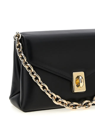 Black Leather Shoulder Bag
