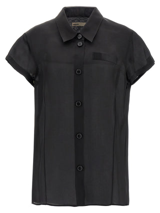 Black Silk Blouse