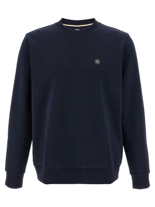 Sudadera azul de algodón