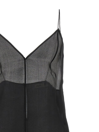 Black Silk Tank Tops