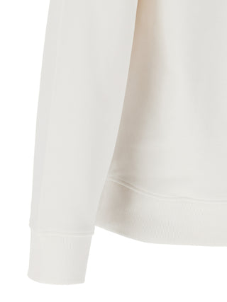 White Cotton Sweatshirt