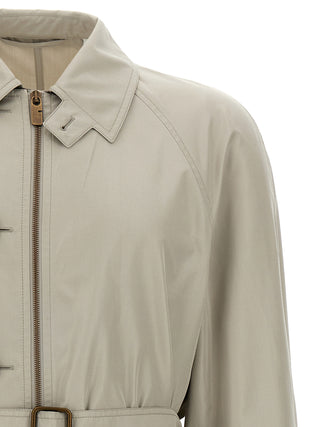 Gray Satin Coat