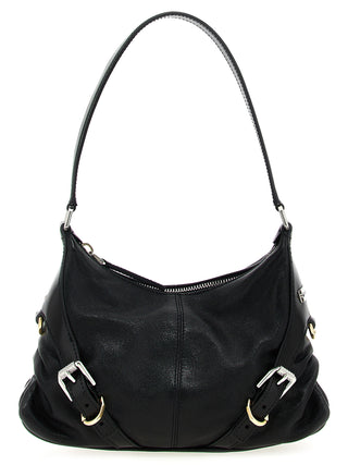 Black Lamb Leather Shoulder Bag