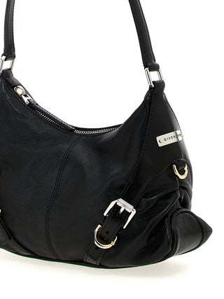 Black Lamb Leather Shoulder Bag