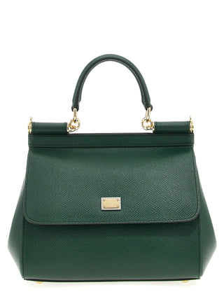 Bicolor Calfskin Handbag