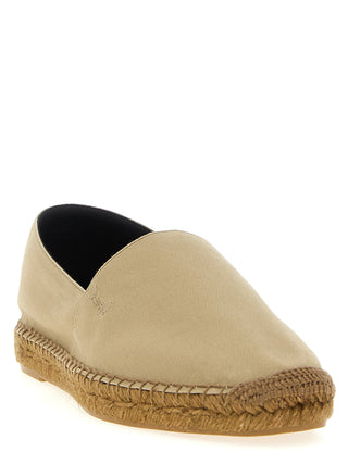 Beige Cotton Espadrilles